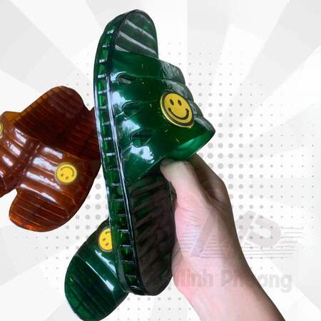 Dép Mặt Cười Nhựa Trong Minh Phương – chống trơn trượt | Xưởng Dép Nhựa ...