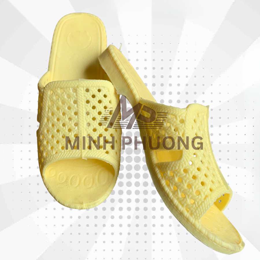 Dép tổ ong thái mác đen | Xưởng Dép Nhựa Minh Phương